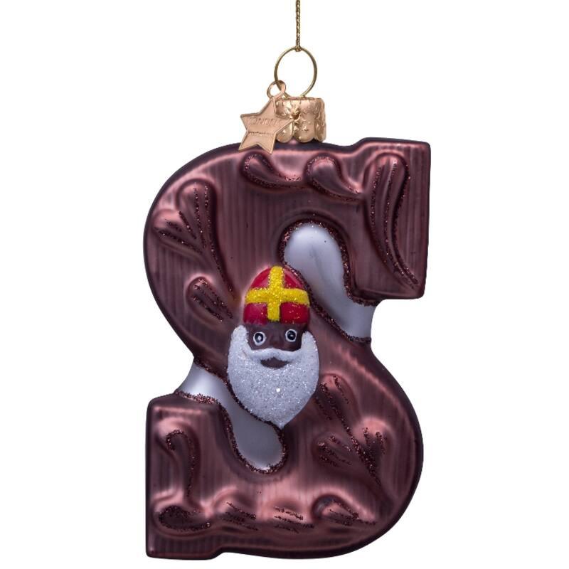 Kerstornament - Vondels Chocoladeletter Sinterklaas