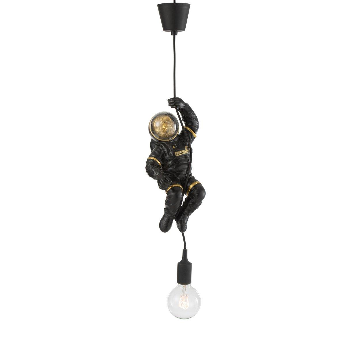 Hang lamp - J Line Astronaut black/gold