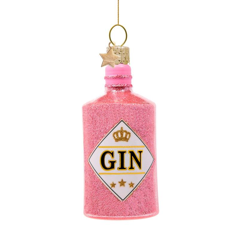 Kerstornament - Vondels Gin Fles Pink - JungleHome