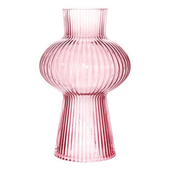 Vaas - Bohemian Home Glas Roze - JungleHome