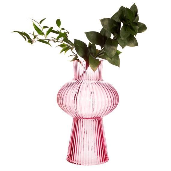 Vaas - Bohemian Home Glas Roze - JungleHome