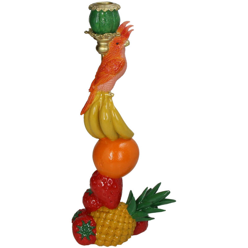 Kandelaar - Vogel met Fruit