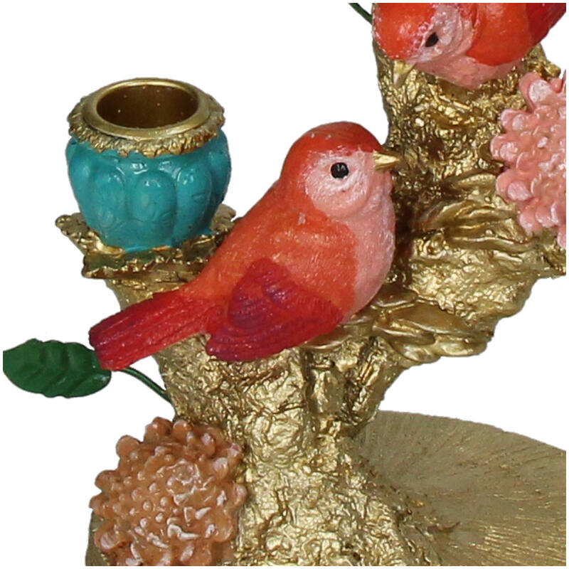 Kandelaar - Rode Vogels