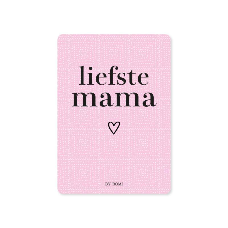 Bedankje - Liefste mama / Kaart - JungleHome