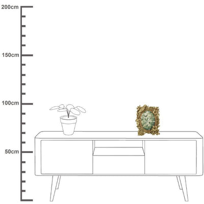 Pre-Order Fotolijst - Vogel Print Goudkleurig Groot - JungleHome