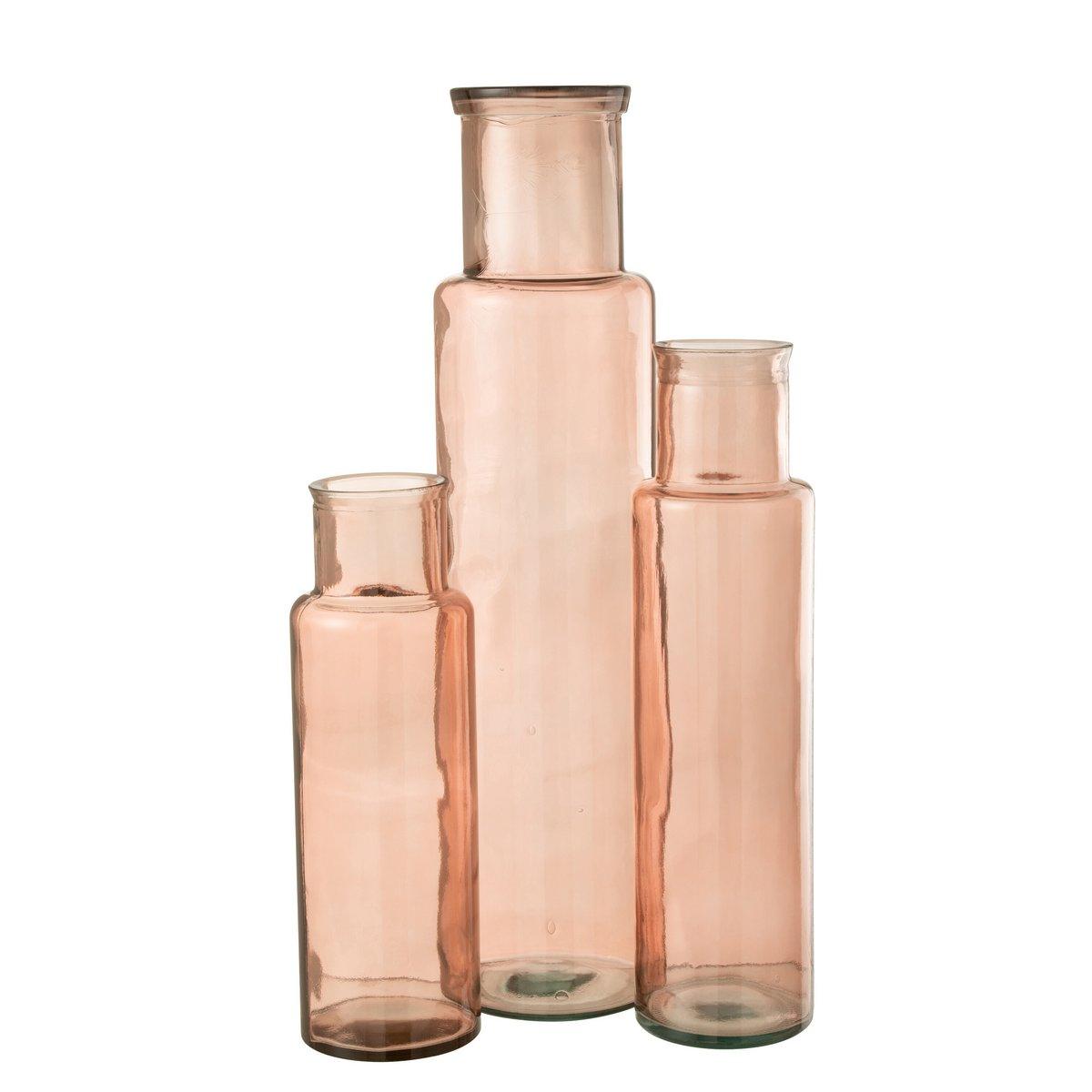 Vaas Cylinder - glas light pink