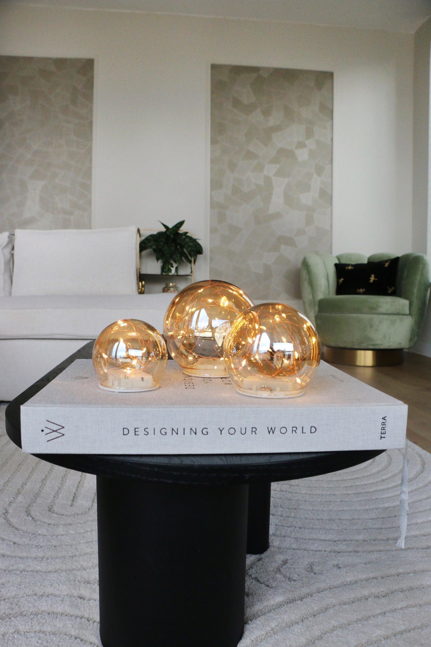 Led lampen - Bollen set van drie amber - JungleHome