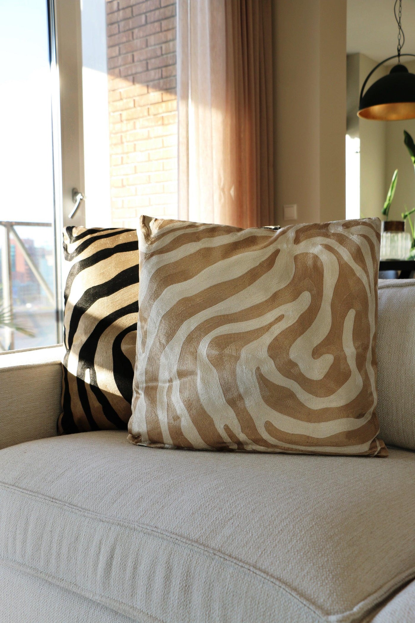 Sierkussen - Zebra Beige - JungleHome