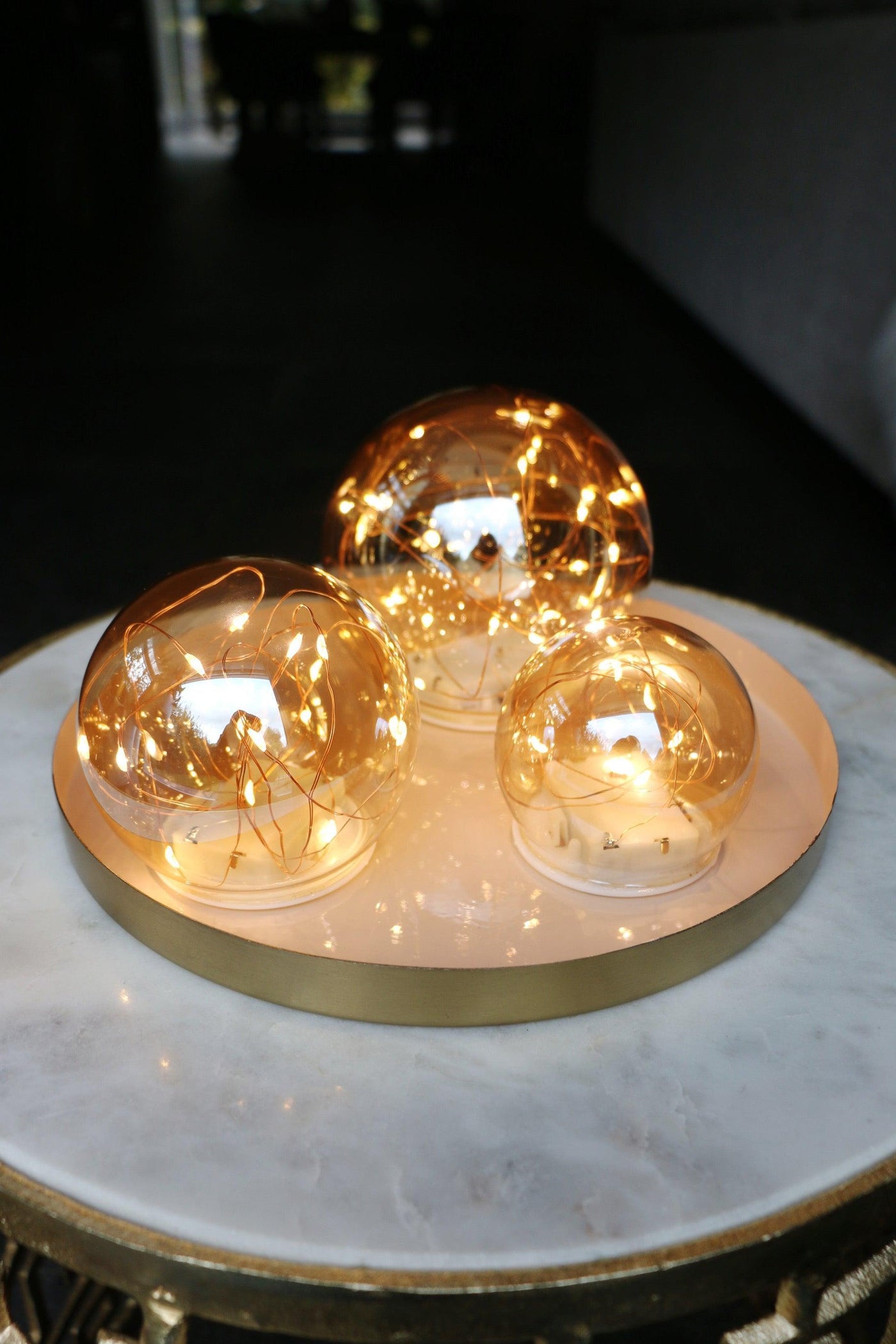 Led lampen - Bollen set van drie amber - JungleHome